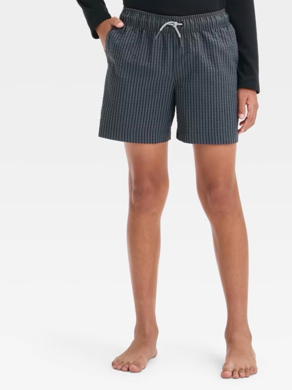 Boys' Striped Swim Shorts - art class